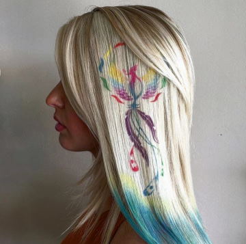 graffiti-inspired hair ideas